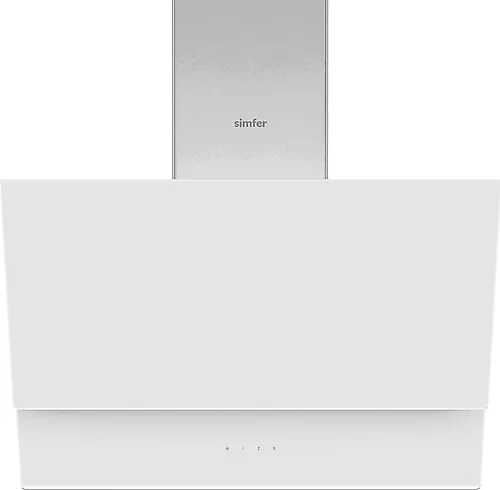 Simfer 8704 60 cm Beyaz Cam Duvar Tipi Davlumbaz